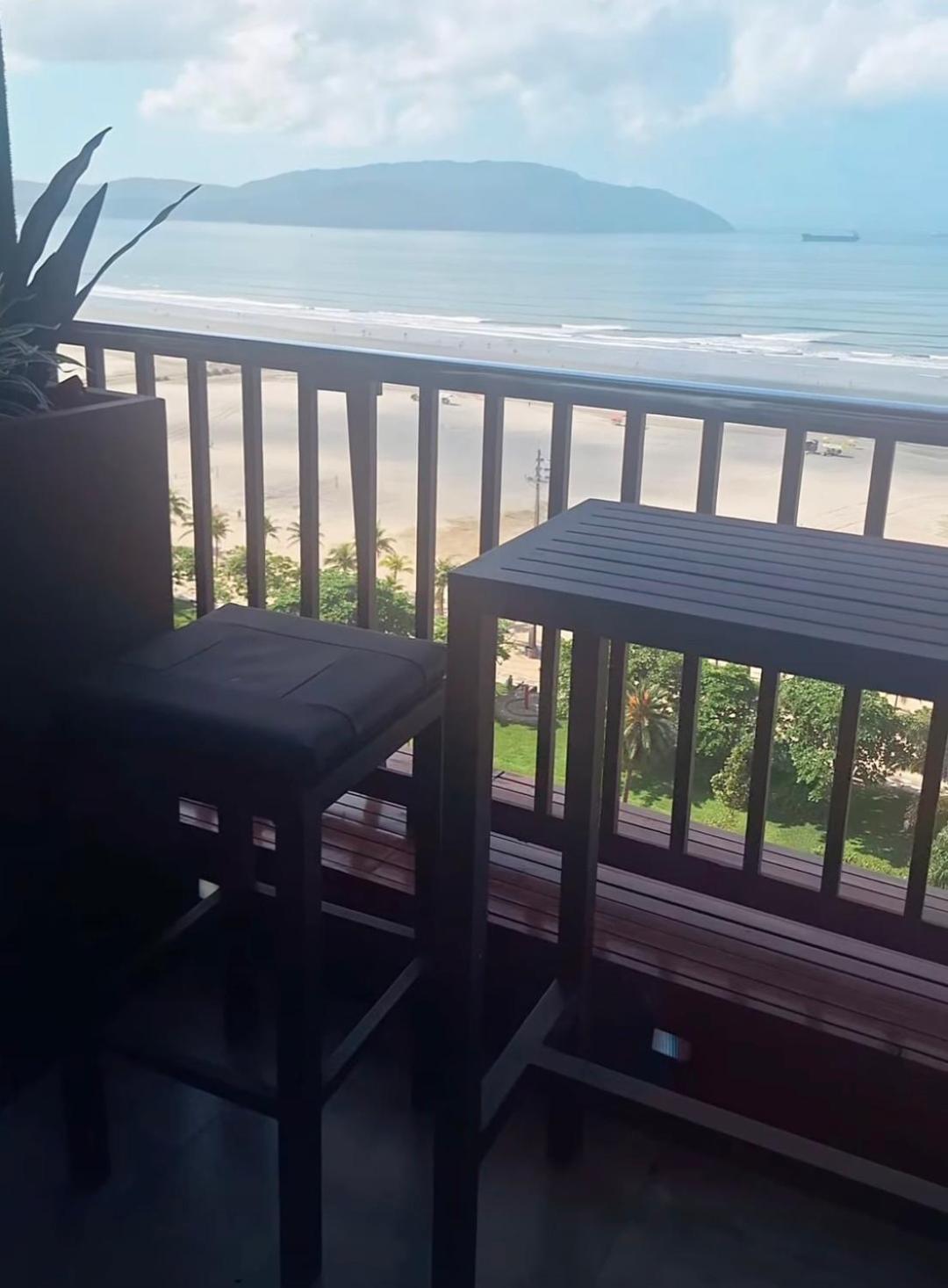 Apartamento Frente Mar Santos Exterior foto